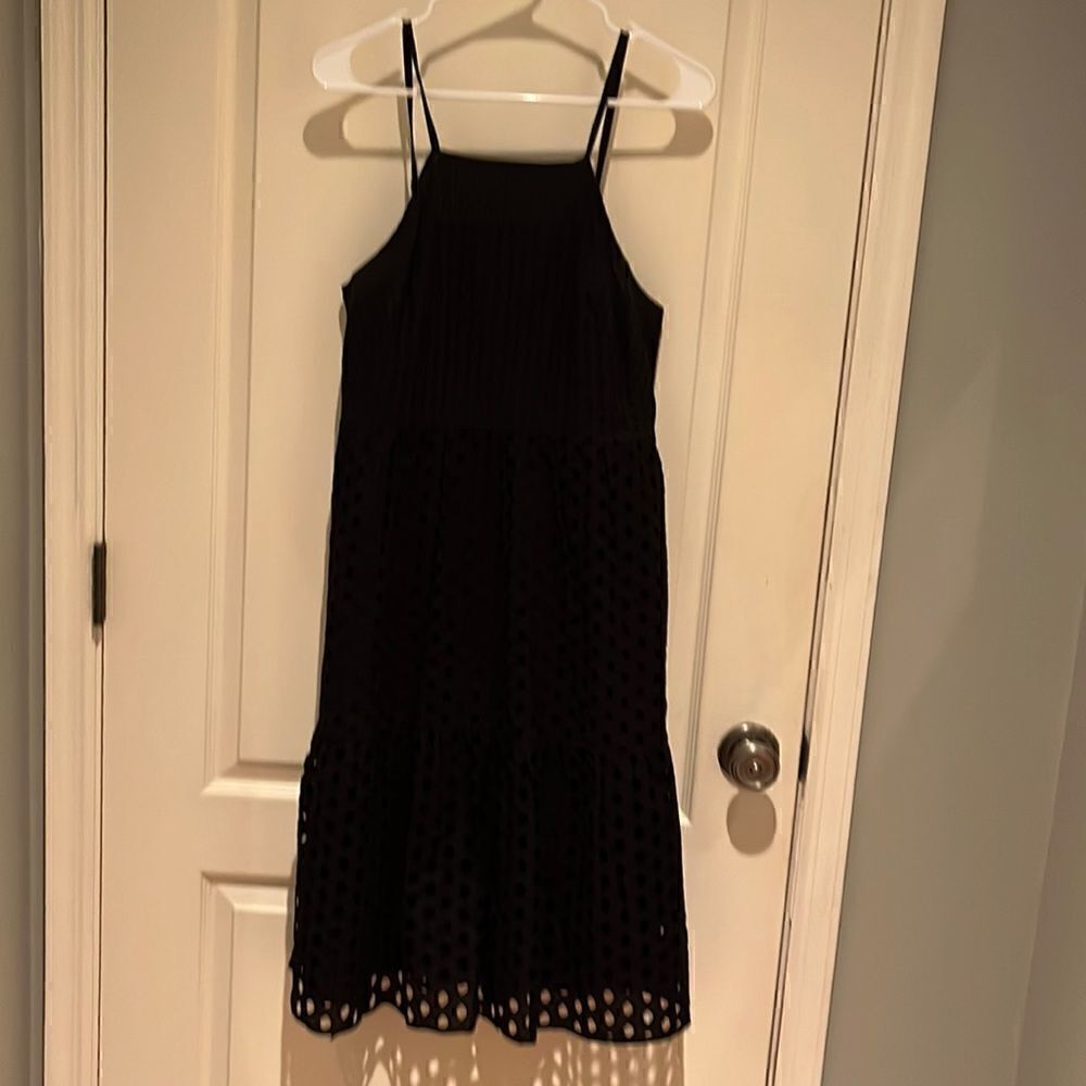 Loft eyelet black sundress Size 2